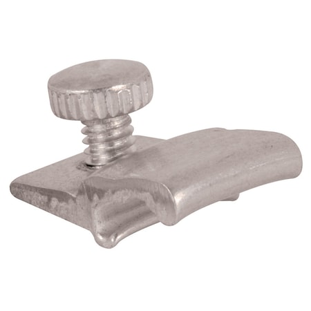 Prime-Line Prime-Line Mill Aluminum Storm Door Panel Clip For 1/2 inch 8 pk PL7957